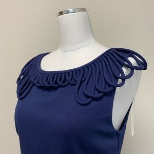 ⭐️SOLD⭐️Trina Turk Navy Botanist Dress